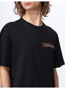 ALEXANDER MCQUEEN Embroidery Black tričko