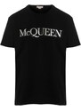 ALEXANDER MCQUEEN Logo Black tričko