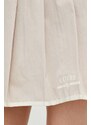 Sukně Guess ARLETH béžová barva, mini, áčková, V4GD19 WG2Q0
