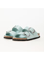 Dámské pantofle Birkenstock Arizona Big Buckle Natural Leather Patent High-Shine Surf Green