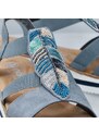 Dámské sandály RIEKER V0207-12 modrá