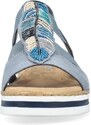 Dámské sandály RIEKER V0207-12 modrá