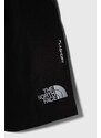 Dětské kraťasy The North Face REACTOR SHORT černá barva, nastavitelný pas