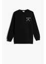 Koton Boy's Black Sweatshirt