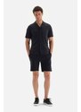 Dagi Navy Blue Cupra Short Sleeve Modal Shirt