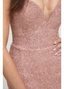 Šaty Elisabetta Franchi růžová barva, mini, AB58342E2