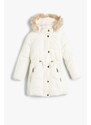 Koton Girls White Coat