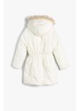 Koton Girls White Coat