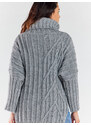 Dámský svetr awama model 173936 Grey