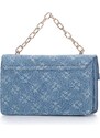 Dámská kabelka s monogramem Wittchen, modrá, bavlna