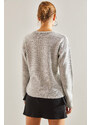 Bianco Lucci Women's Crew Neck Sweater