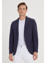 ALTINYILDIZ CLASSICS Men's Navy Blue Slim Fit Slim Fit Mono Collar Casual Blazer Jacket