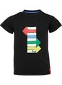 Loap (navržené v ČR, ušito v Asii) Chlapecké tričko Loap Boonis černé - SVÍTÍ VE TMĚ