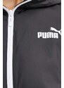 Větrovka Puma Essentials Solid černá barva, přechodná, 847494