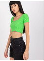 Top Rue Paris model 178092 Green