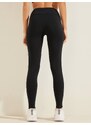 Guess aline leggings 4/4 eco j. str BLACK