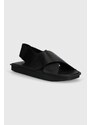 Kožené sandály Y-3 černá barva, IG4052