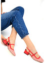 Soho Women's Red Classic Heeled Shoes 19013