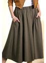 Meera Design Sukně s řaseným páskem Olie / Khaki