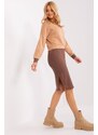 MladaModa 2-dílná souprava svetru a šatů model 67923 barva camel