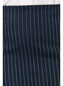 Trendyol Curve Navy Blue Striped Mini Woven Skirt