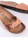 Birkenstock Skořicové veganské pantofle Madrid Birko-Flor