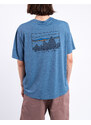 Patagonia M's Cap Cool Daily Graphic Shirt '73 Skyline: Utility Blue X-Dye