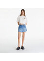 Tommy Hilfiger Dámské tričko Tommy Jeans Oversized Cropped Summer Flag Tee Ancient White