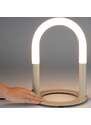 Béžová kovová stolní lampa ZUIVER ARCH