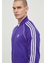 Mikina adidas Originals pánská, fialová barva, s aplikací, IR9885