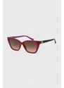 Sluneční brýle Guess dámské, červená barva, GU7919_5869G