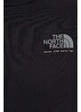 Bavlněná mikina The North Face pánská, černá barva, s potiskem, NF0A87EUJK31