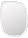 Bílé dřevěné zrcadlo ZUIVER LOOKS 73 x 55 cm