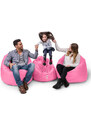 Atelier del Sofa Zahradní sedací vak Iyzi 100 Cushion Pouf - Pink, Růžová