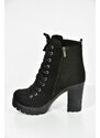Fox Shoes Women's Black Suede Boots