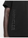 MONCLER Aside Logo Black tričko