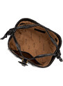 Malá dámská kabelka z lesklé ekologické kůže Wittchen, černá, ekologická kůže