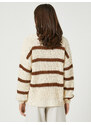 Koton Oversize Knit Sweater Half Turtleneck