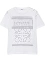 LOEWE Logo Grey White tričko