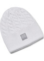 Čepice Under Armour Halftime Cable Knit Beanie White