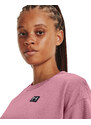 Dámské tričko Under Armour W Logo Lc Oversized Hw Ss Pink Elixir