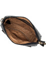 Dámská kabelka z ekologické kůže s otevřenou kapsou a pouzdrem Wittchen, černo-zlatá, ekologická kůže