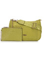 Dámská kabelka z ekologické kůže s otevřenou kapsou a pouzdrem Wittchen, limetka, ekologická kůže