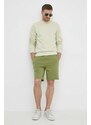 Mikina Calvin Klein Jeans pánská, zelená barva, hladká