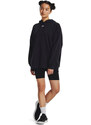 Under Armour Rival Fleece Oversized Hoodie | Black/White