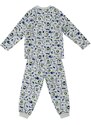 Denokids Super Dino Baby Boy Gray Pajamas Set