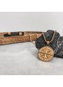 Manoki Pánský ocelový náhrdelník Jacopo Gold - kompas