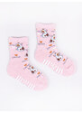 Yoclub Kids's Cotton Socks Cushion Anti Slip ABS Patterns Colors SK-20/GIR/031