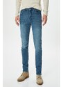 Koton Men's Indigo Stone Jeans