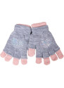 Yoclub Kids's Gloves RED-0242G-AA50-008 Navy Blue